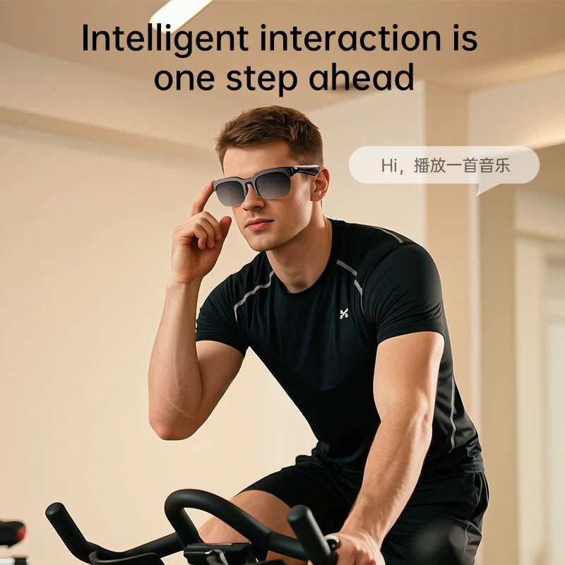 XG89 AI Translator Smart Glasses – 144-Language Two-Way Translation, Bluetooth Audio & Noise Cancellation