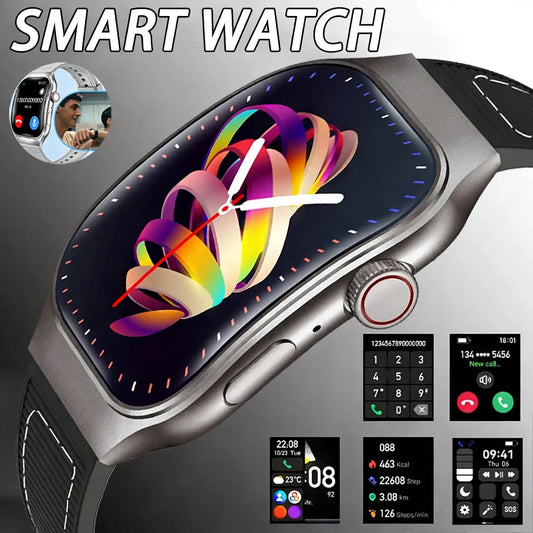 2.01″ HD Smart Watch with Bluetooth Calling, Fitness & Health Tracking