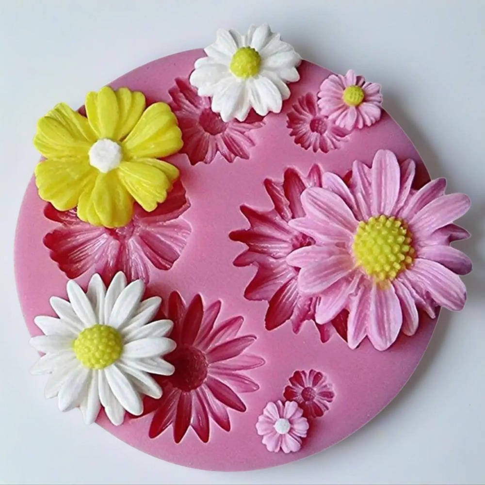 3D Flower Silicone Mold – Chocolate, Jelly & Candy Decorating Mold for Desserts & Crafts